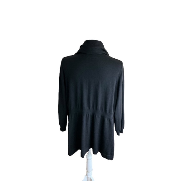 THEORY Maritza B New Steady Wool Black Cardigan - Picture 5 of 15